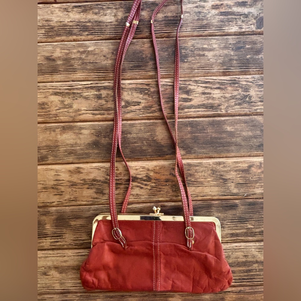 Stone Mountain leather bag with Gold Frame